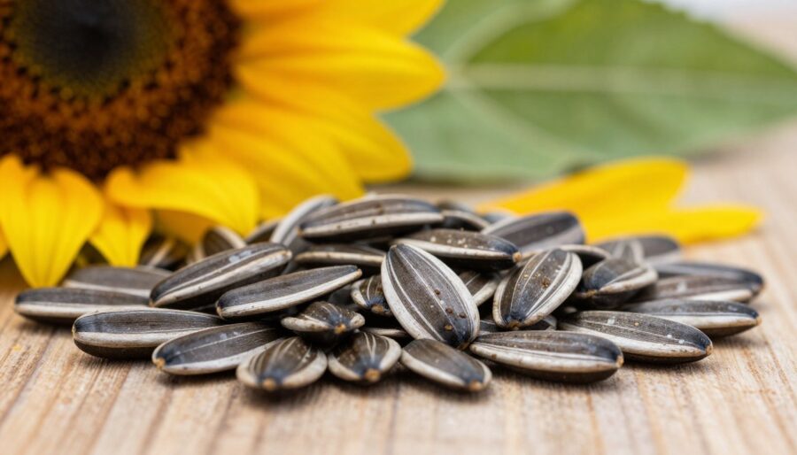 minerały w słoneczniku