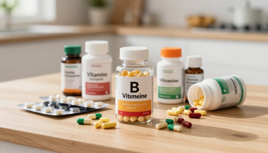 suplementy z witaminami grupy B
