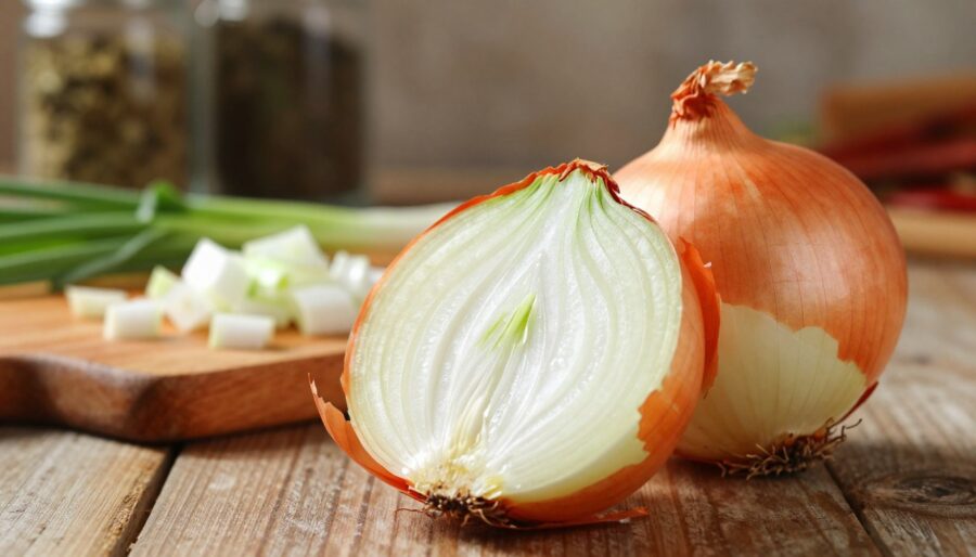 świeża cebula warzywo