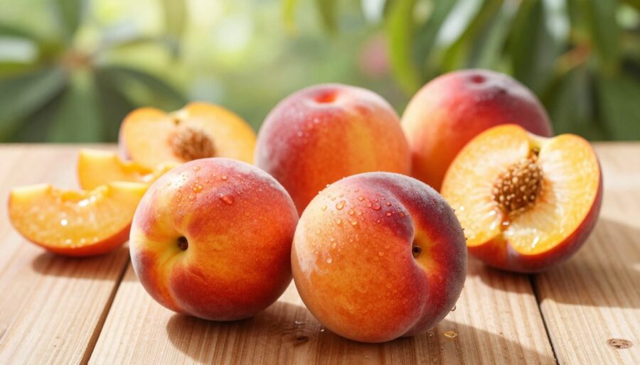 świeże nektarynki bogate w witaminy