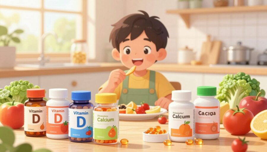 witaminy na wzrost dziecka